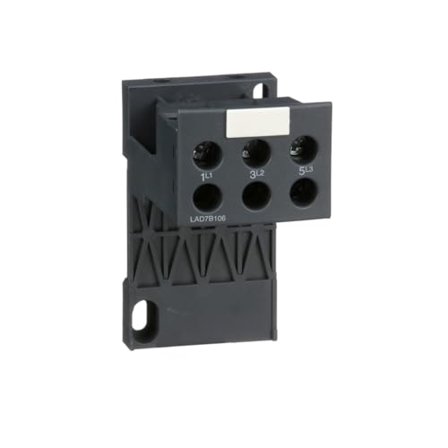 Schneider Electric - Tesys Lad7 - Bornier Pour Profilé 35Mm - Pour Lrd01.35 Et Lr3D01..D35 - Lad7B106