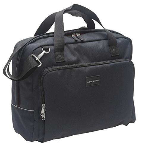 New Looxs Alforja Postino Nova 18L Impermeable Algodon/Poliester Negro (40X30X14 Cm)
