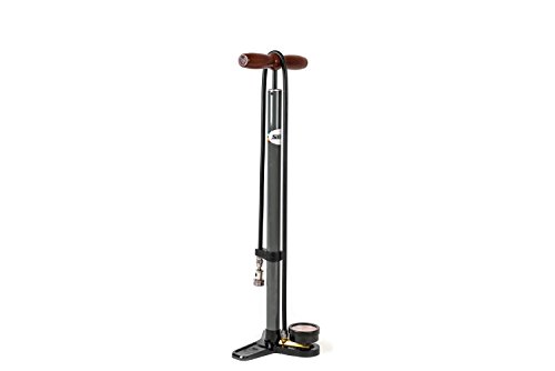 Silca Pista Plus Pompe À Pneu De Vélo | Haute Pression 160 Psi, Jauge 2,5" | Valve Presta Et Schrader | Tuyau Durable | Haute Performance | Pompe À Pi