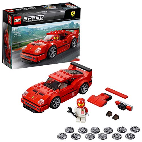 Lego 75890 Speed Champions Ferrari F40 Competizione, Set De Construction, Véhicules Jouets Pour Enfants, Modèle De Pack D'Extension Forza Horizon 4