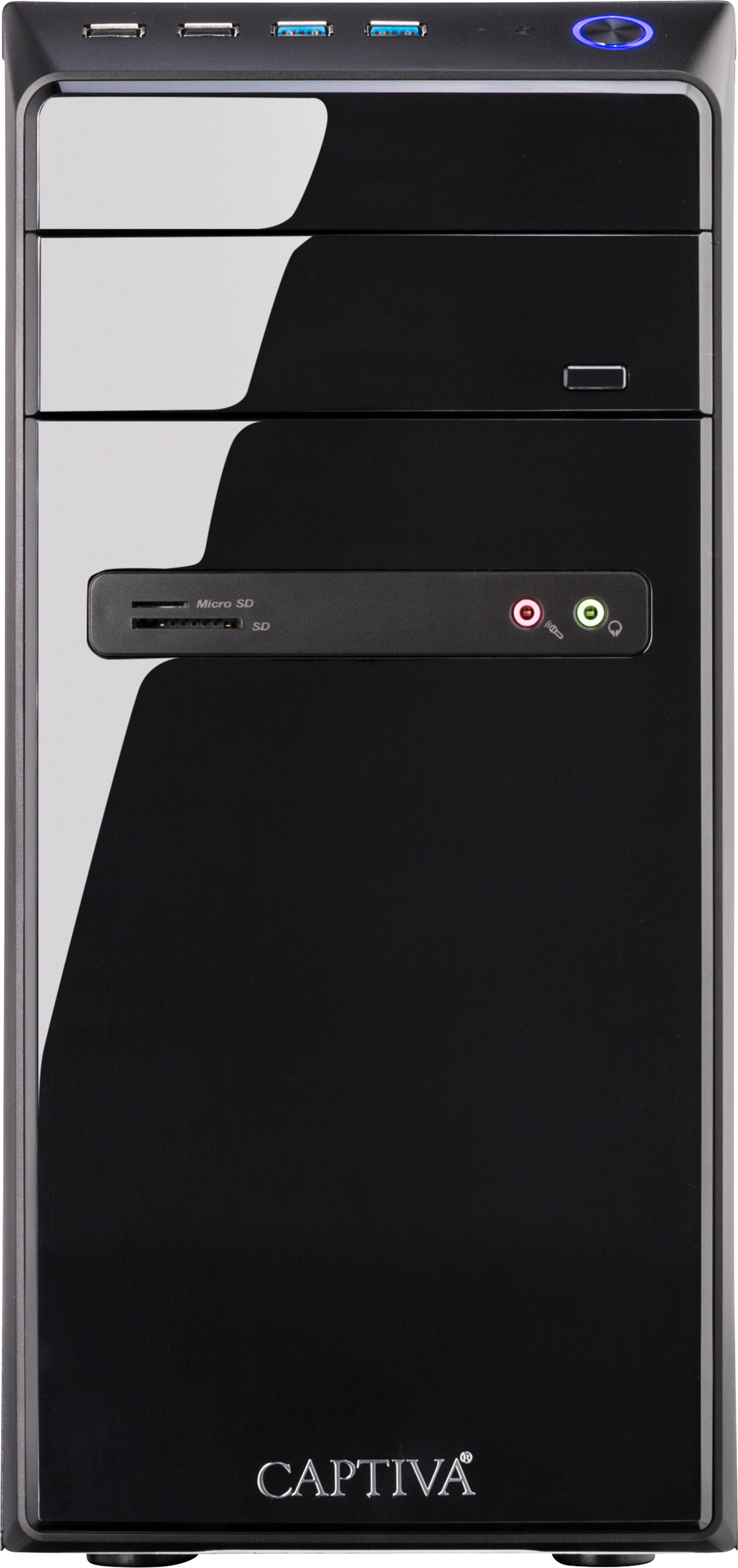 Captiva Power Starter I57-584 Core i3 UHD Graphics (Intel Core i3-10100, 8 GB, 2000 GB), PC, Schwarz