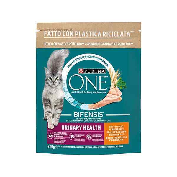 PURINA Une Urinaire Care pour Chats, Poulet Et Blé, Bifensis 800 Gr