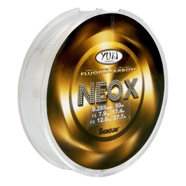 FLUOROCARBONE SEAGUAR YUKI NEOX 0.12 mm 50M - 2,90 kg Alciumpeche