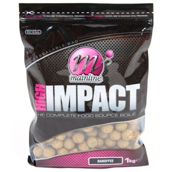 BOUILLETTE MAINLINE HIGH IMPACT BANOFFEE 15 mm - 1Kg Alciumpeche
