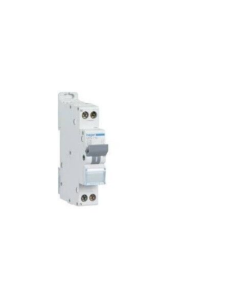 Disjoncteur 1 Module 1P+N 3KA 16A HAGER MFN716