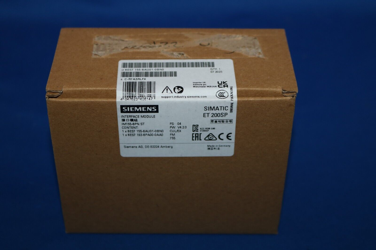 Siemens Simatic 6ES7155-6AU01-0BN0 6ES7155-6AU01-0BN0 et200 sp et200sp im155-6pn