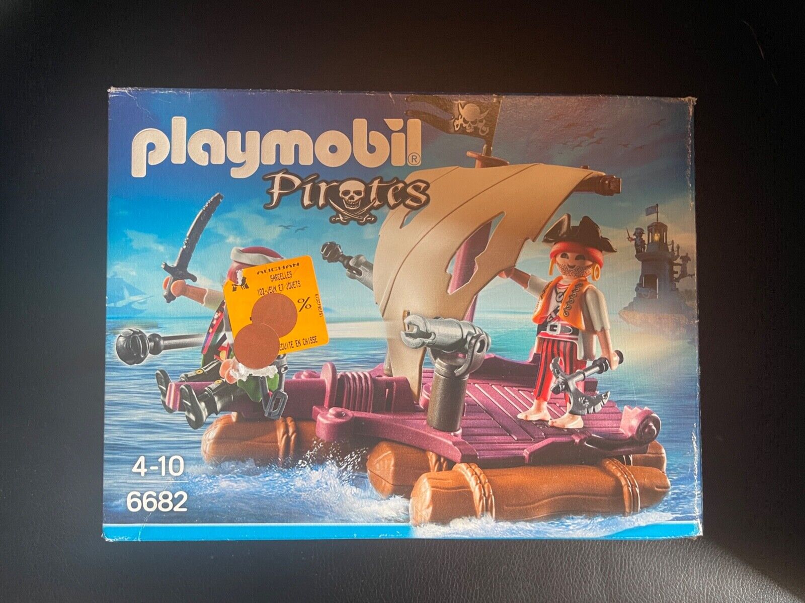 PLAYMOBIL PIRATES Radeau avec pirates des ténèbres réf 6682 dès 4 ans