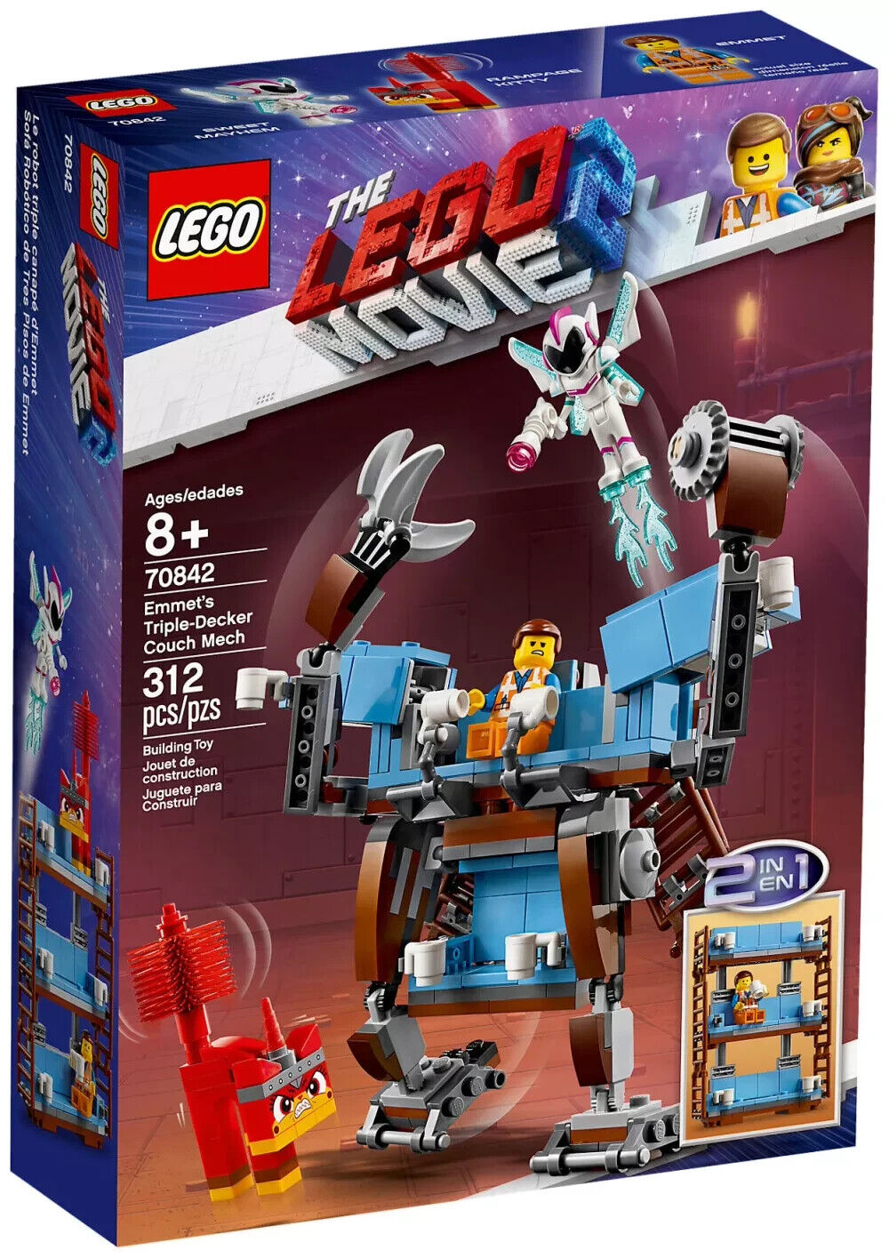 Lego Movie 70842 Le Canapé à 3 étages d' Emmet