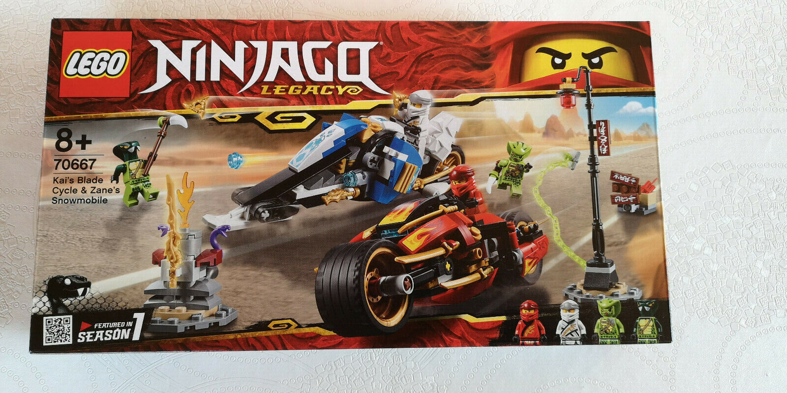 Lego Ninjago - 70667 - La moto de Kai et le scooter des neiges - NEUF et Scellée