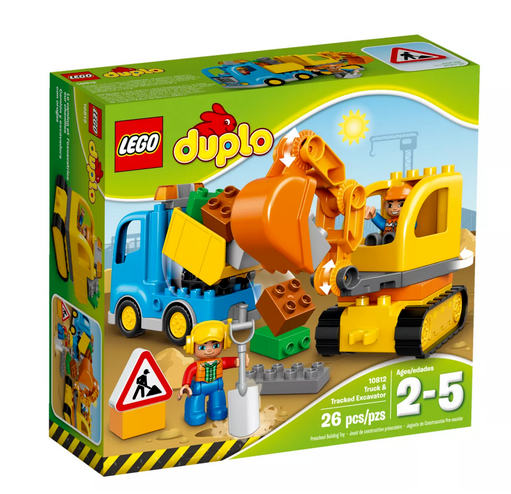 LEGO Duplo Camion Et Pelle Avec Chenilles 2-5 Ans 10812