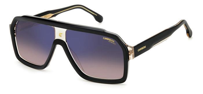 Lunettes de Soleil CARRERA 1053/S Owm (A8) Noir Beige Calibre 60