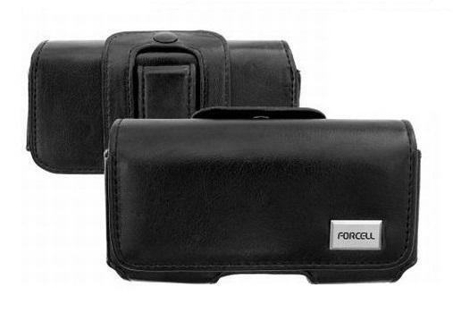 Housse Etui Universel (CUIR ECO Noir Horizontal D) ~ Nokia 6260 Slide / 6280 ...