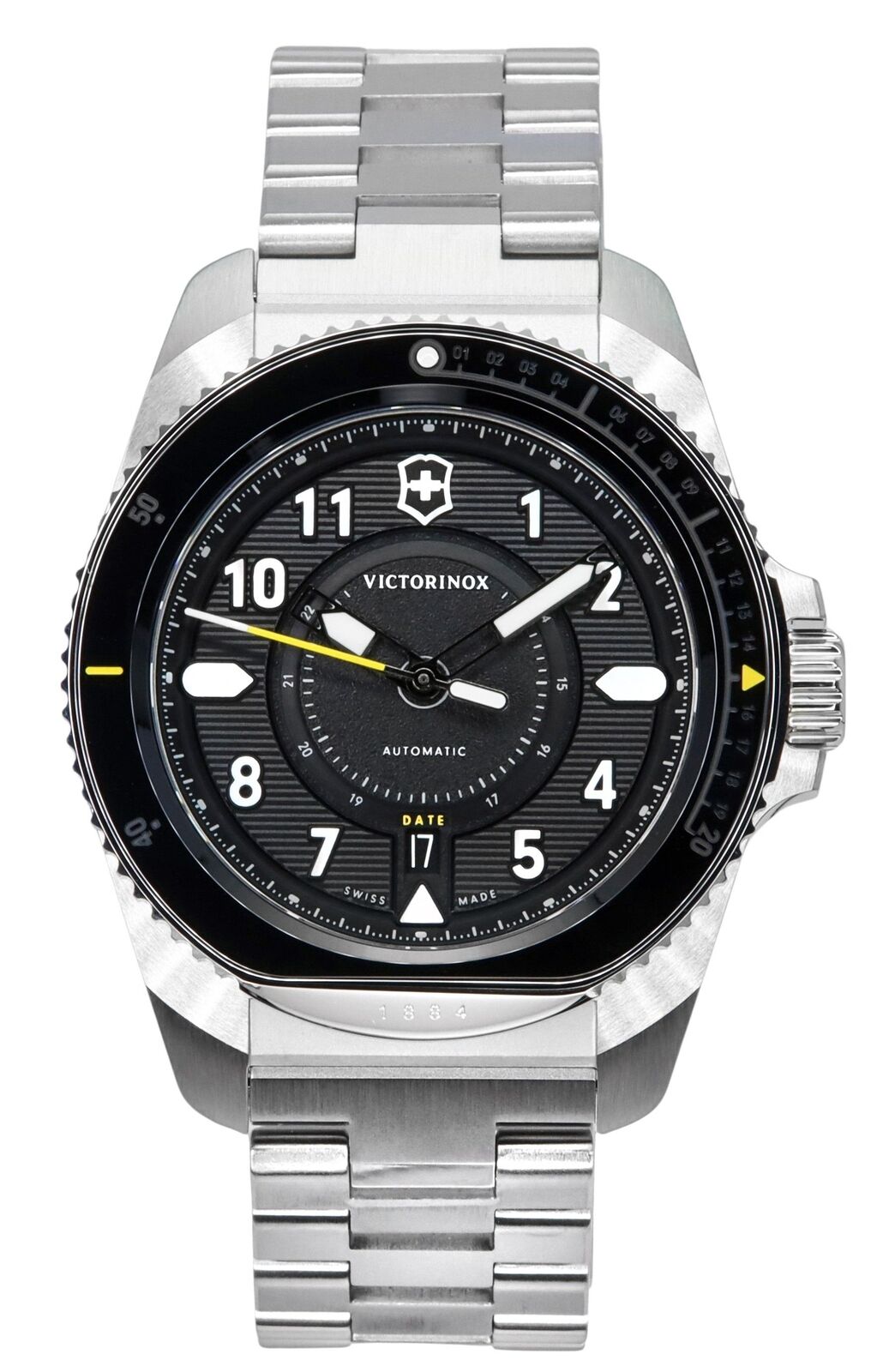 Victorinox Swiss Army Journey 1884 Cadran Noir Automatique 241981 Montre Hommes