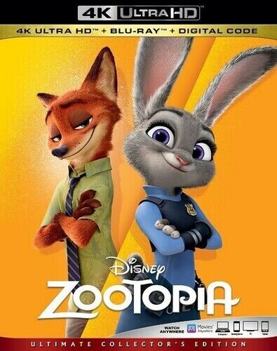 Zootopia [New 4K UHD Blu-ray] With Blu-Ray, 4K Mastering, Dolby, Dubbed, Subti