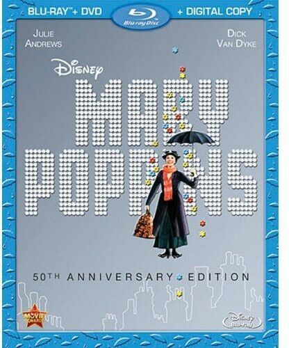 Mary Poppins (50th Anniversary) [New Blu-ray] With DVD, Anniversary Ed, Digita