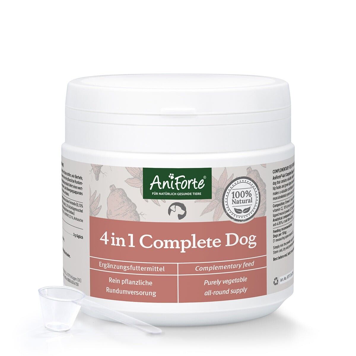AniForte® 4in1 Dog Complete – Rundumversorgung Hunde 250g Immunsystem Gelenke