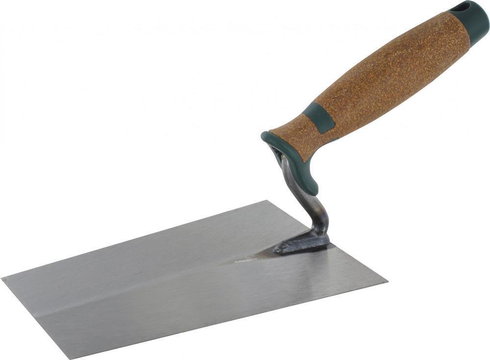 Kantige Kelle Stukkateurkelle Korkgriff Maurerkelle Putzkelle Trapezkelle 180 mm
