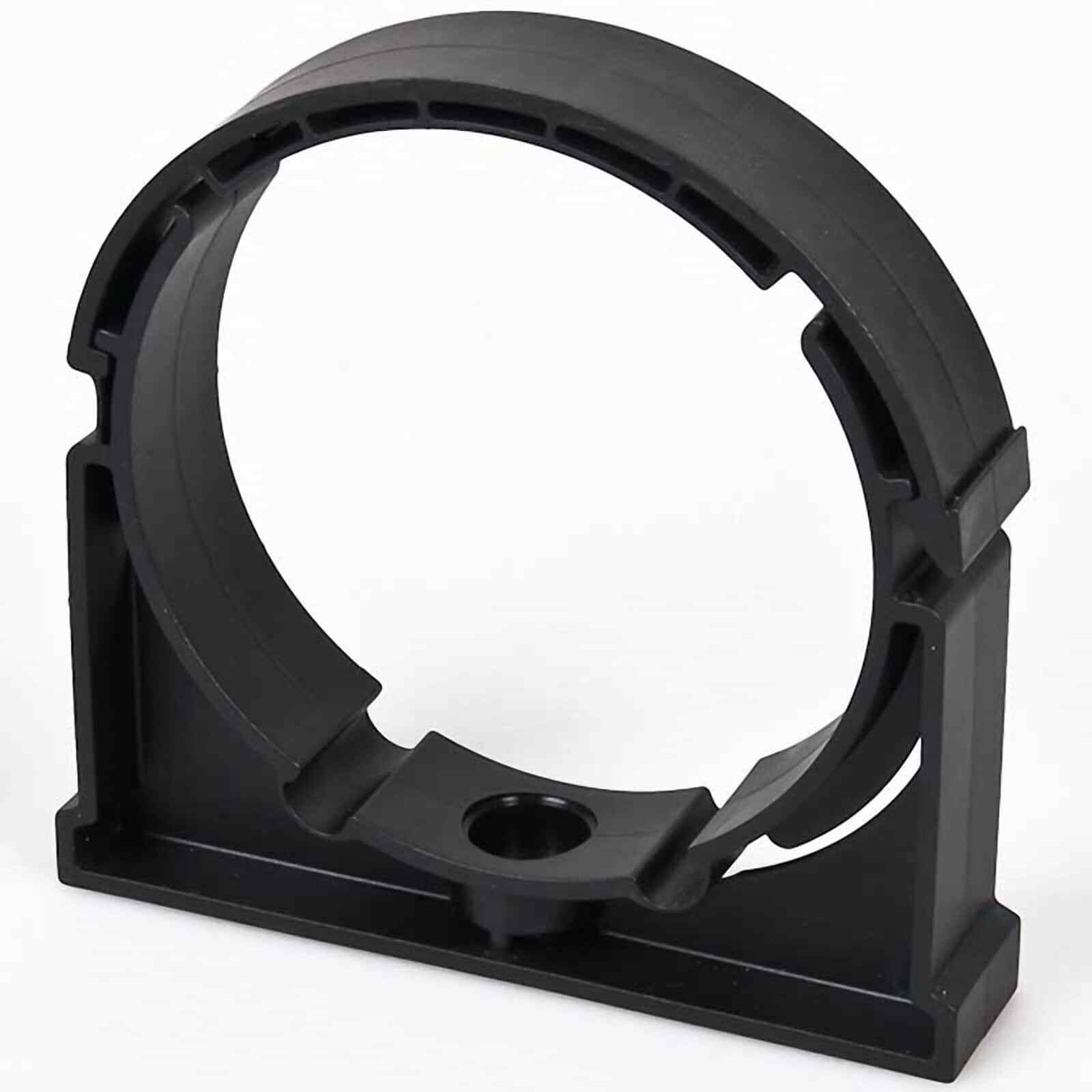 Rohrschelle Rohrklemme Klemmschelle für 110 mm PVC Rohr - PP Schelle mit Bügel