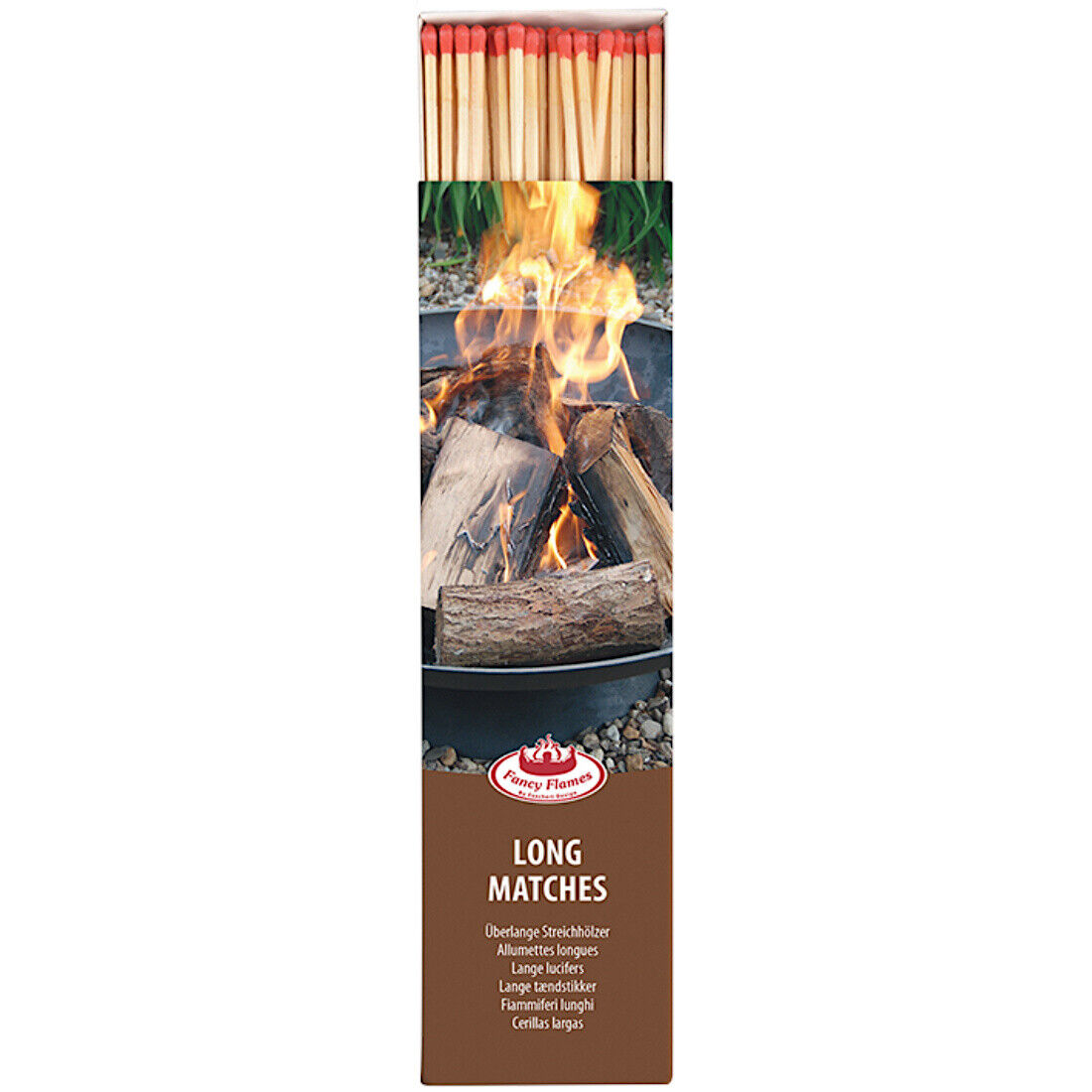 45x Esschert Design Streichhölzer 29cm, extra lang, Zündhölzer, Anzünder, Kamin