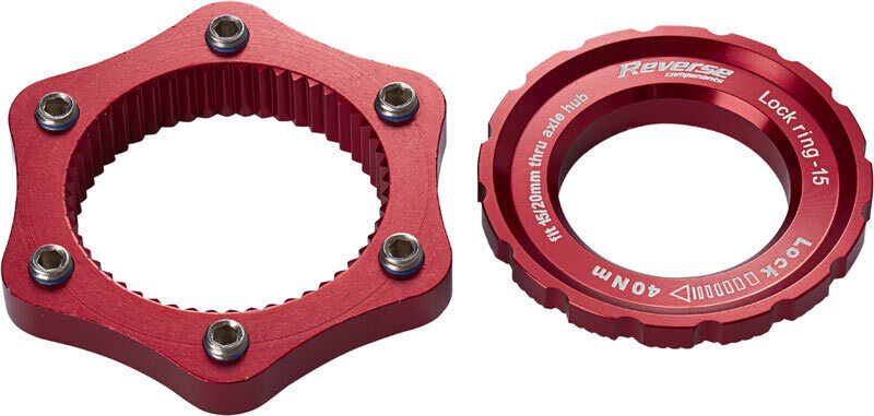 REVERSE Centerlock Adapter (Rot)