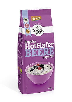 Bauck Mühle  Hot Hafer Beere glutenfrei Demeter 400g