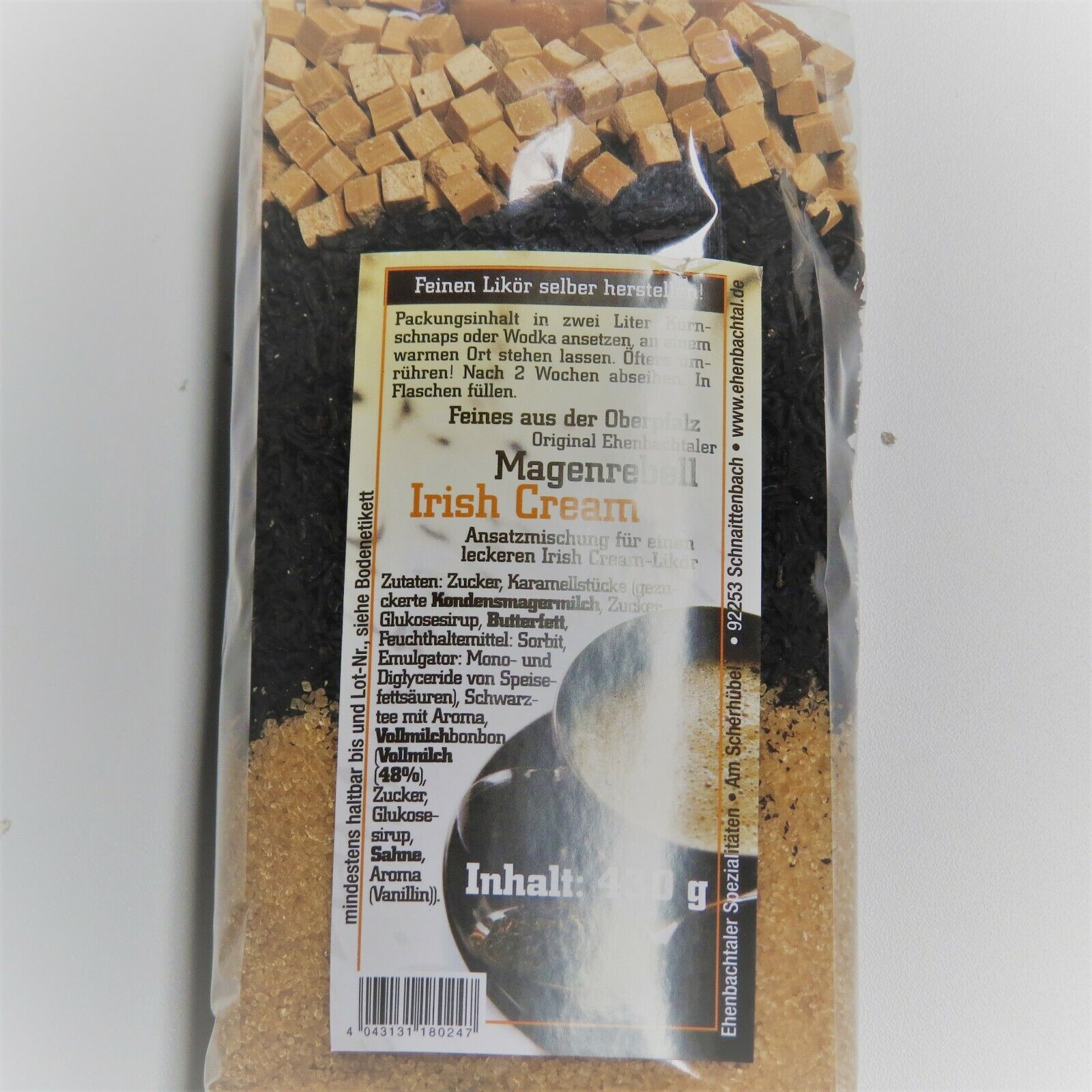 (1kg=18,37€)  Magenrebell Irish Cream  - Ansatzmischung für Likör 430g