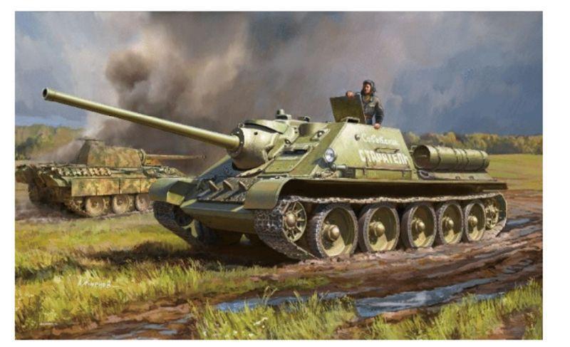 1:72 Zvezda Su-85 Soviet Self Propelled Gun Kit ZS5062 Modellbau