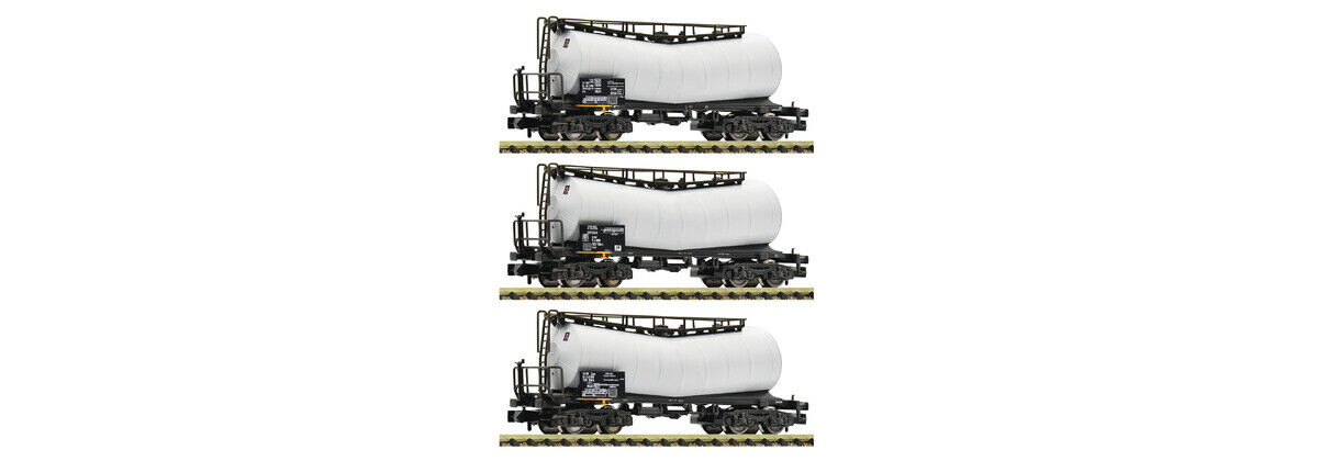 Fleischmann 846007 3-tlg.Set Knickkesselwagen