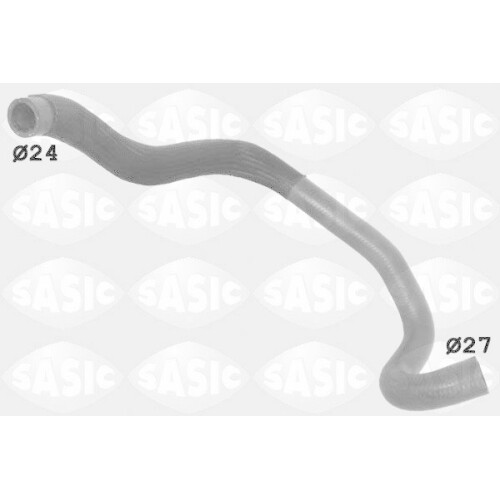 1x Kühlerschlauch SASIC 3400041 passend für CITROËN PEUGEOT