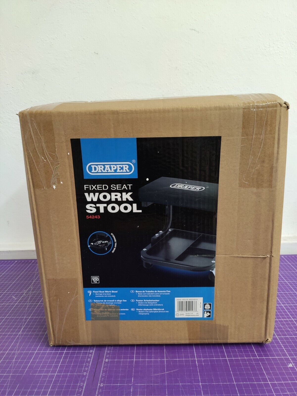 Draper 54243 Arbeit Hocker WS-2-B 5010559542437