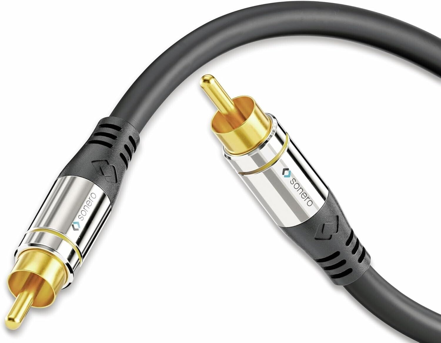 5m Audio Kabel Sonero Premium HiFi Cinch RCA Stecker Cinchkabel Subwoofer