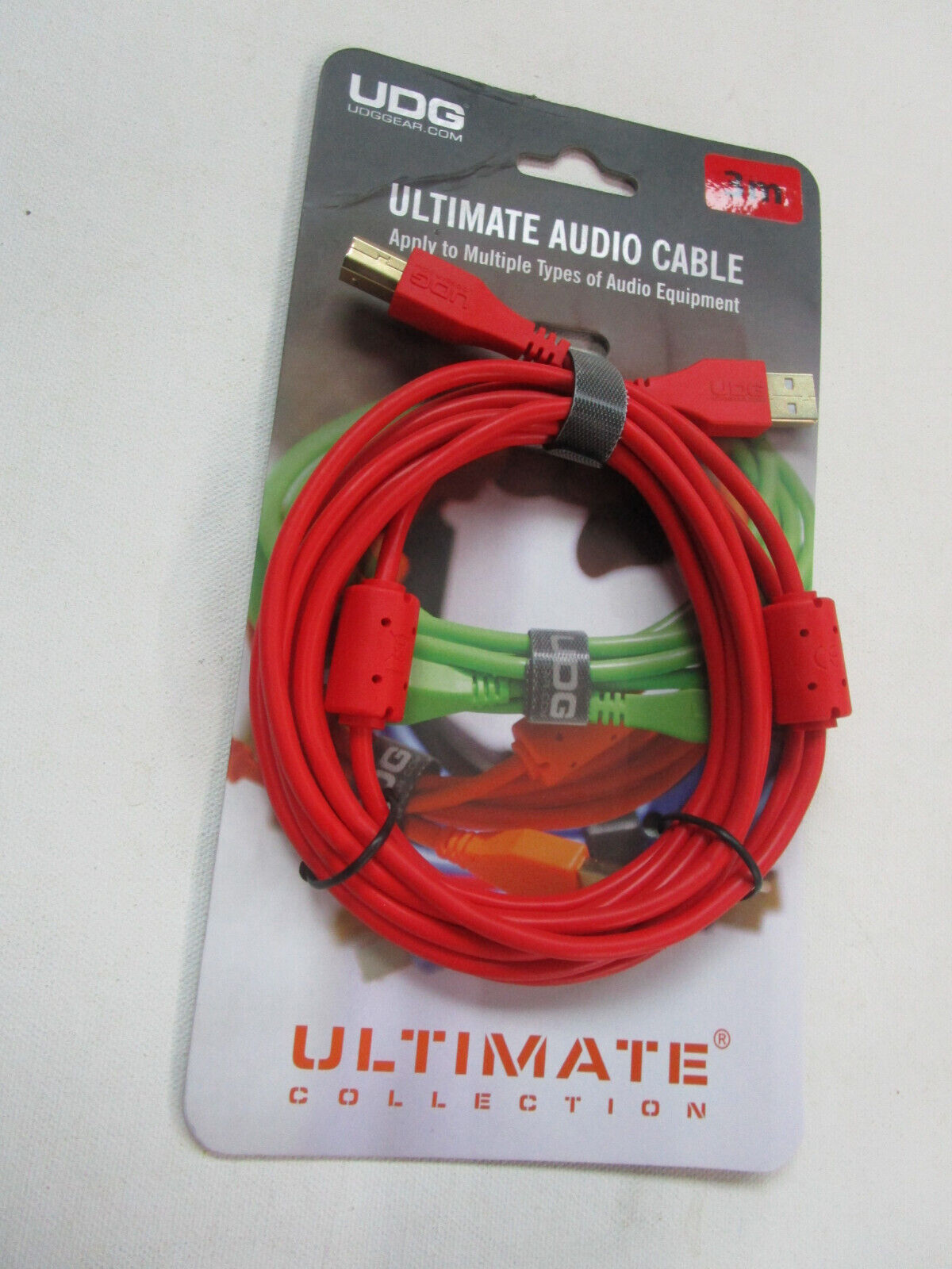 UDG-Ultimate Audio Cable-3 Meter-in Rot-U95003RD