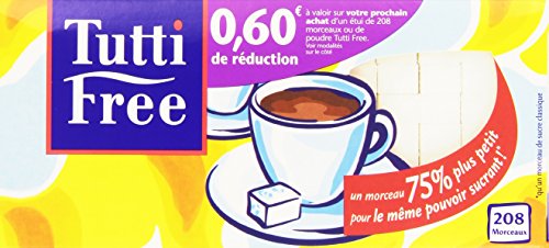 Tutti Free Aspartame Morceaux Blancs 290 G