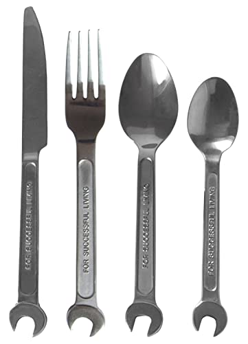 Set 4 Posate In Acciaio 18/0 "Diy