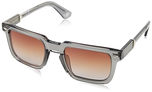 Police Unisex Spll88 Sunglasses, Grey (Shiny Transp.Grey), 52