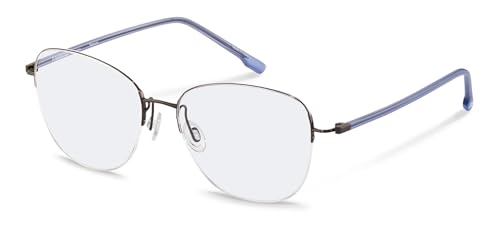 Rodenstock Brillengestell (Model R7141) Für Damen, Quadratisch, Gefertigt Aus Titanium (Inklusive Brillenetui)