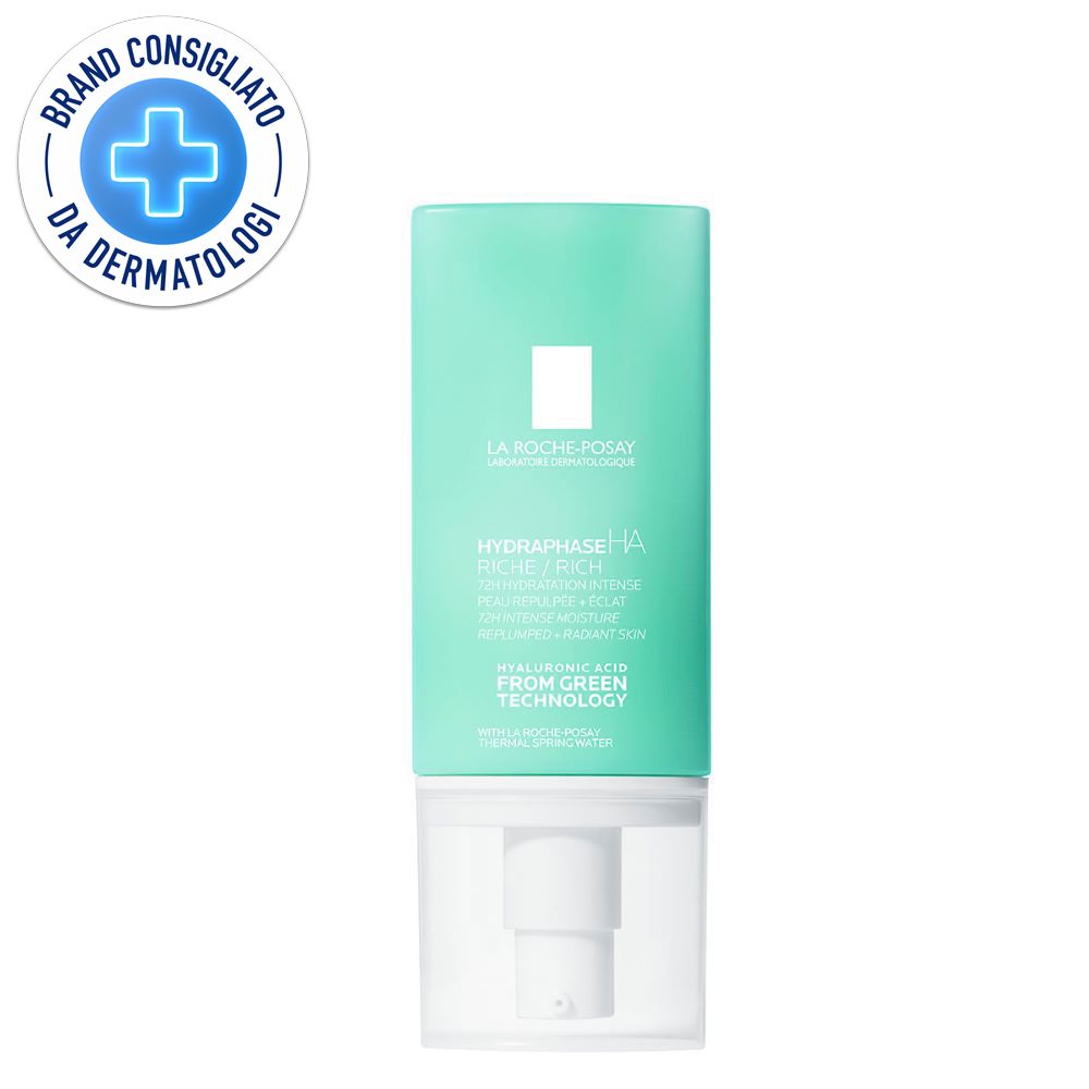 La Roche-Posay Hydraphase HA Ricca, 72H Idratazione Intensa, Luminosit