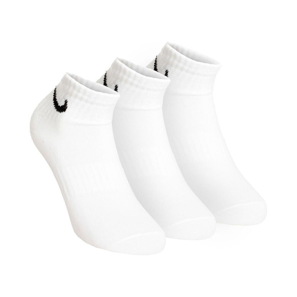 Everyday Lightweight Tennissocken 3er Pack - Weiß, Schwarz