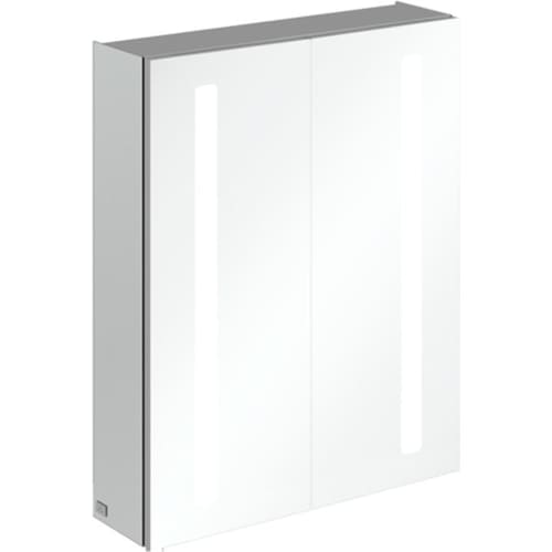 Villeroy & Boch, Spiegelschrank + Badezimmerspiegel, My View 14 Spiegelschrank A42060, 600 x 750 x 173 mm, mit LED- Beleuchtung vertikal