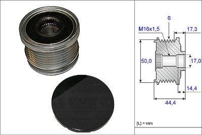 Schaeffler Ina Generatorfreilauf [Hersteller-Nr. 535014810] für Nissan, Renault