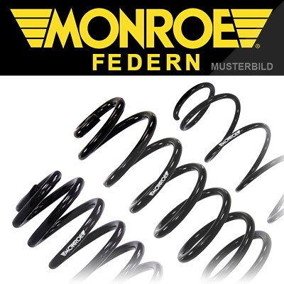 Monroe 1x Fahrwerksfeder Hinterachse [Hersteller-Nr. SN0434] für Opel, Vauxhall