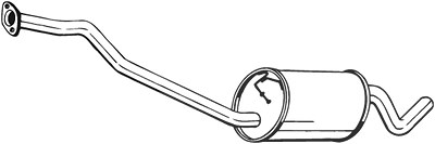 Bosal Mittelschalldämpfer [Hersteller-Nr. 281-845] für Ford