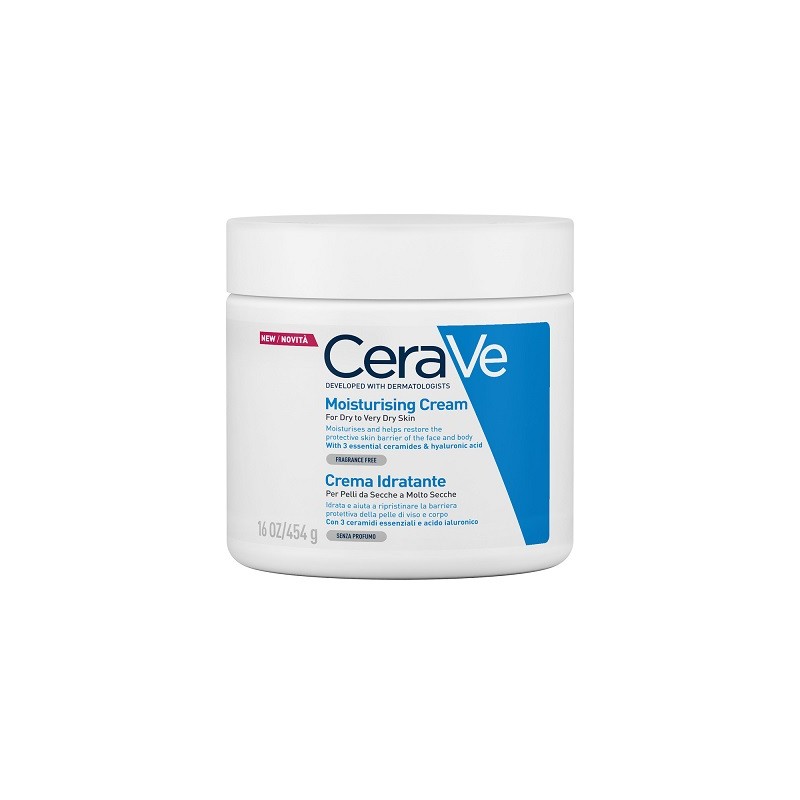 Cerave - Cerave Crema Idratante Corpo E Viso Pelle Molto Secca 454 Ml