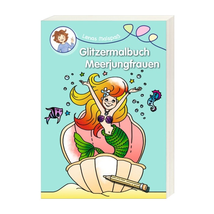 Lenas Malspaß - Glitzermalbuch Meerjungfrauen