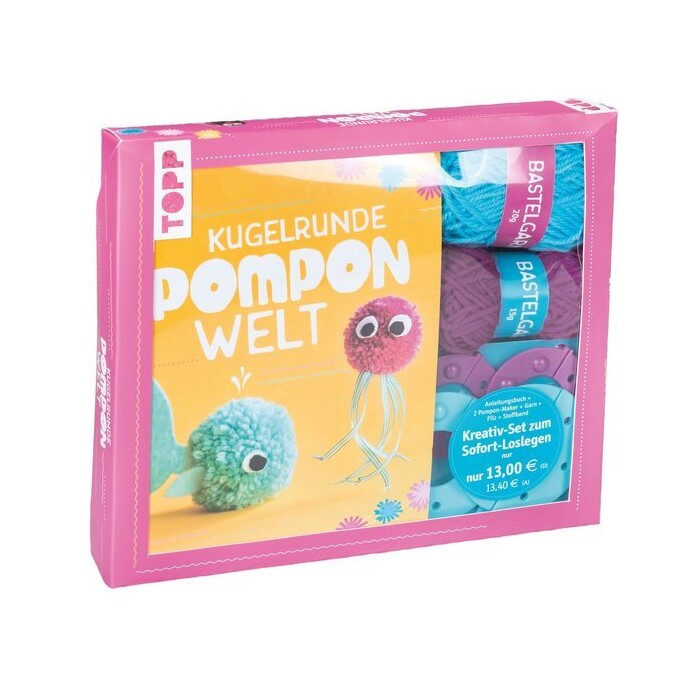 TOPP Kreativ-Set Kugelrunde Pompon-Welt