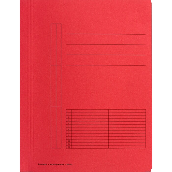 Duo-Mappe A4 rot