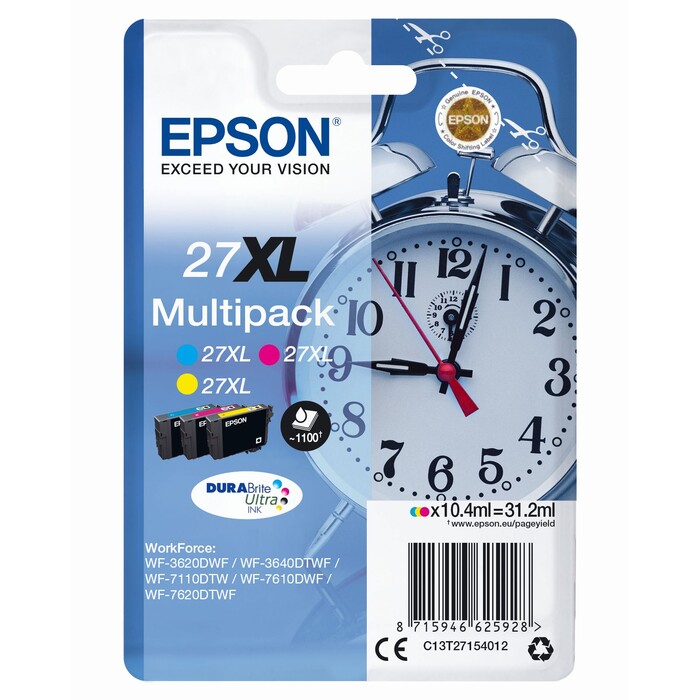 Epson DuraBrite Ultra Ink Multipack Nr.27XL 1x3