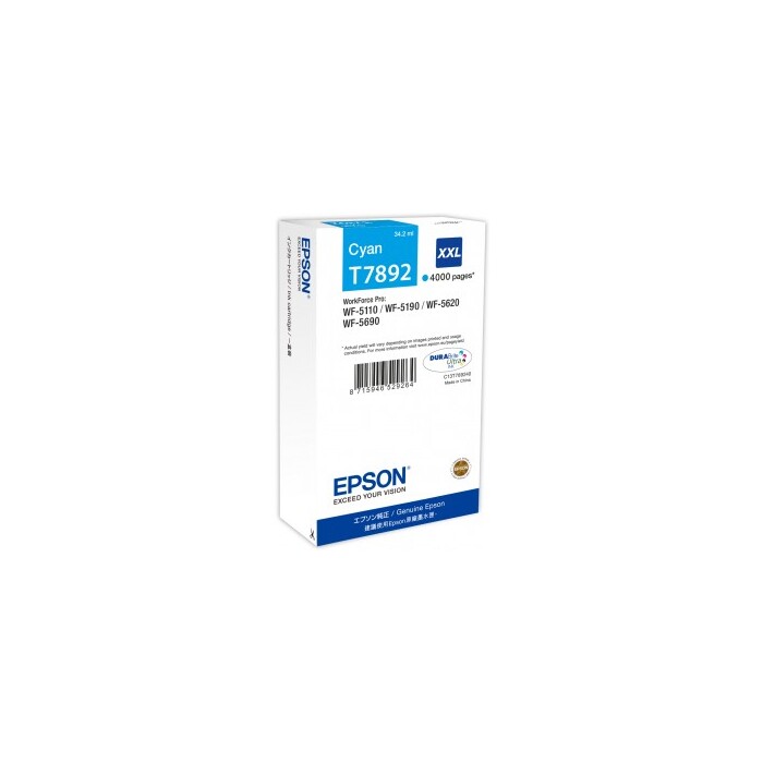 Epson Ink cyan T7892 XXL