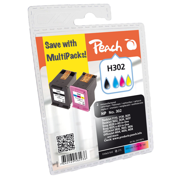 Tinte Peach HP Nr.302 Multipack PI300-657 BLISTER