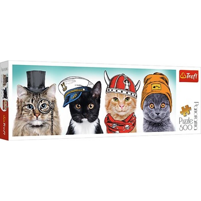 TREFL Panorama Puzzle Fluffy Team 500 Teile bunt